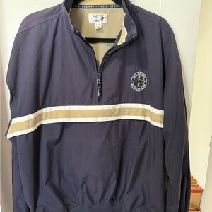 Veste Ashworth US Open 2000 - Bleu Marine, Zippée, Homme XXL, Polyester, Vintage
